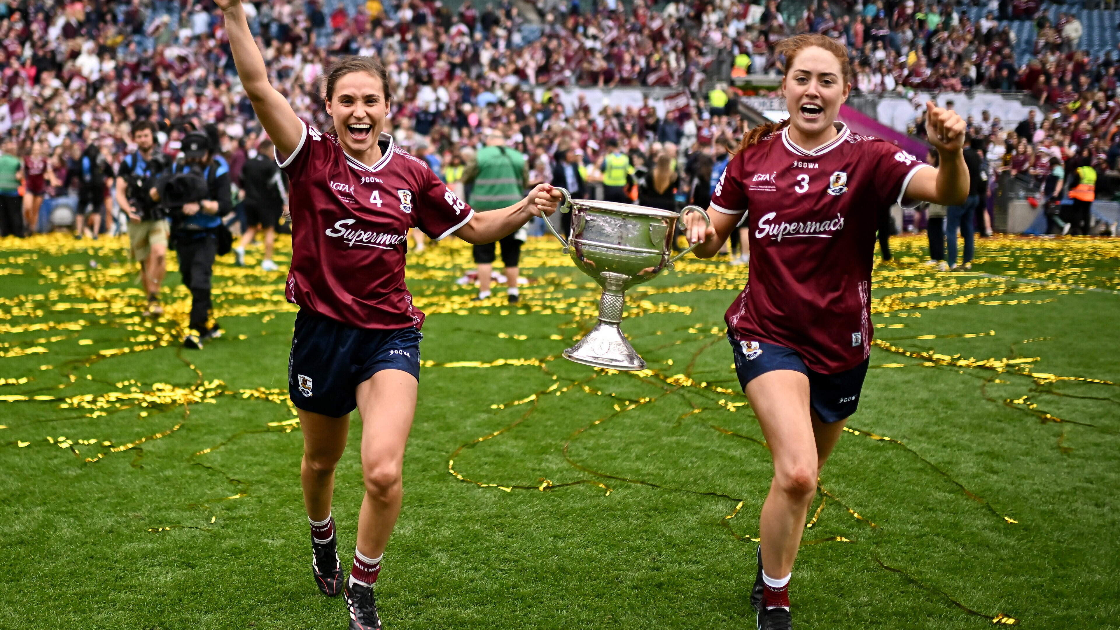 ‘I don’t know if it was cocky, but I said in year three we would win the All-Ireland’ – Galway revel in long-awaited success